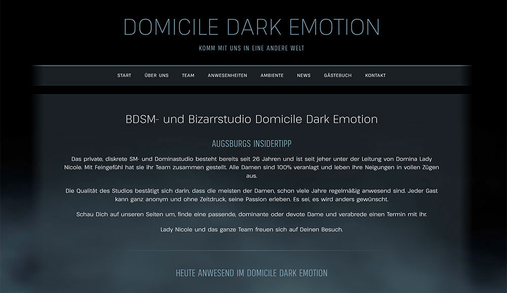 Domicile Dark Emotion