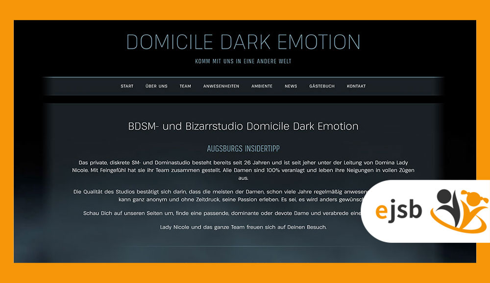 BDSM- und Bizarrstudio Domicile Dark Emotion - Augsburg