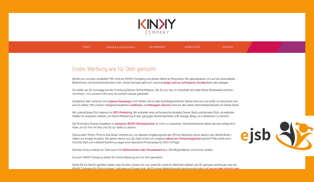 KINKY Company - Werbeagentur und Internetdienstleistungen für Erotik- & BDSM